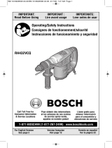 Bosch RH432VCQ User manual