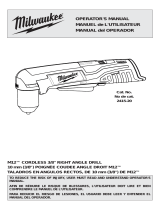 Milwaukee M12 2401-20 User manual