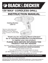 BLACK+DECKER LDX112PK User manual