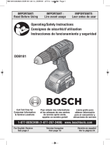 Bosch DDB181-02 User guide