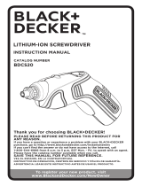 BLACK DECKER BDCS30 User manual