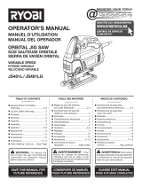 Ryobi JS481L User manual