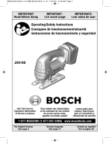 Bosch JSH180BL User guide