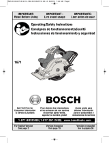 Bosch 1671K User guide