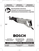 Bosch RS7 User guide