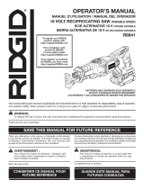 RIDGID R8641K User guide