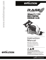 Evolution Power Tools RAGE1 User guide