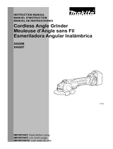 Makita XAG06Z User manual