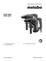 Metabo KHE 3251 User manual