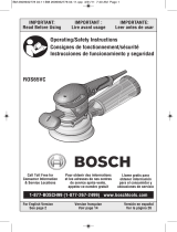 Bosch ROS65VC-5 User guide