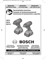 Bosch Power Tools IWH181-01 User manual