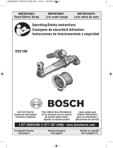 Bosch HDC100 User guide