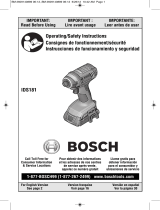 Bosch IDS181-102 User manual