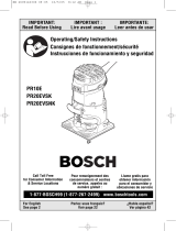 Bosch PR10E Operating instructions