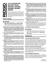 RIDGID R9200 User guide