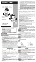 Porter-Cable 892 User manual
