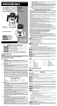 Porter Cable 7519 User manual