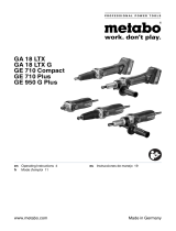 Metabo GA 18 LTX G User manual