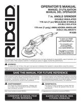 RIDGID R10201 User guide