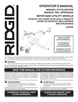 Rigid AC9945 User manual