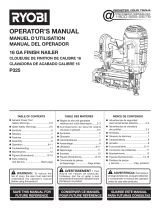 Ryobi P326-PCL525B User manual