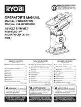 Ryobi P600 User guide