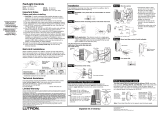 Lutron SFSQ-FH-WH Operating instructions