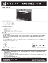 DECOLAV 5660-RM Installation guide