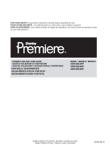 Danby Premiere DDR30B3WP Owner's manual