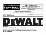 DeWalt DWE7485WDW7451 User manual