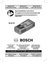 Bosch GLM 40 User guide