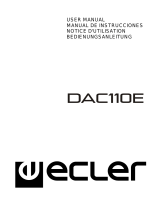 Ecler DAC11E User manual