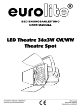 EuroLite LED Theatre 36x3W CW/WW User manual