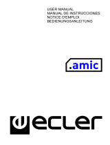 Ecler AMIC User manual