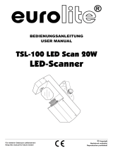 EuroLite TSL-100 LED Scan 20W LED-Scanner User manual