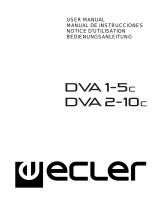 Ecler DVA SERIES User manual
