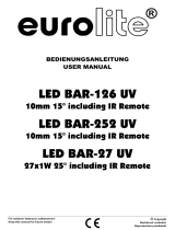 EuroLite LED BAR-126 UV User manual