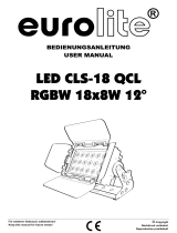 EuroLite LED CLS-18 QCL RGBW 18x8W 12° User manual