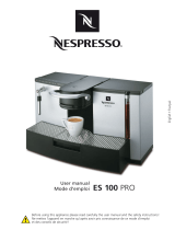 Nespresso ES 100 Pro User manual