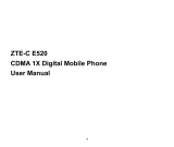 ZTE C-E520 public mobile User manual