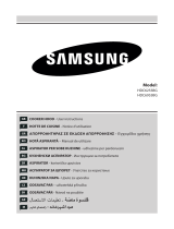 Samsung HDC6255BG/BOL User manual
