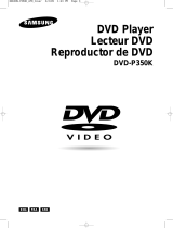 Samsung DVD-P350K User manual