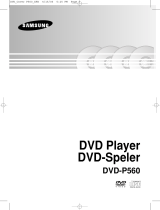 Samsung DVD-P560 User manual