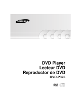 Samsung DVD-P375 User manual