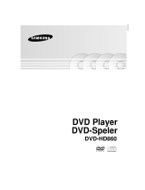 Samsung DVD-HD860 User manual