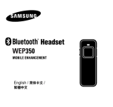 Samsung WEP350 User manual
