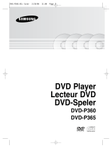 Samsung DVD-P360K User manual
