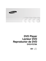 Samsung DVD-P270K User manual