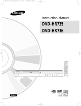 Samsung DVD-HR735 User manual