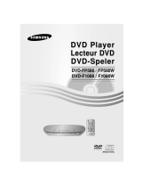 Samsung DVD-F1080W User manual
